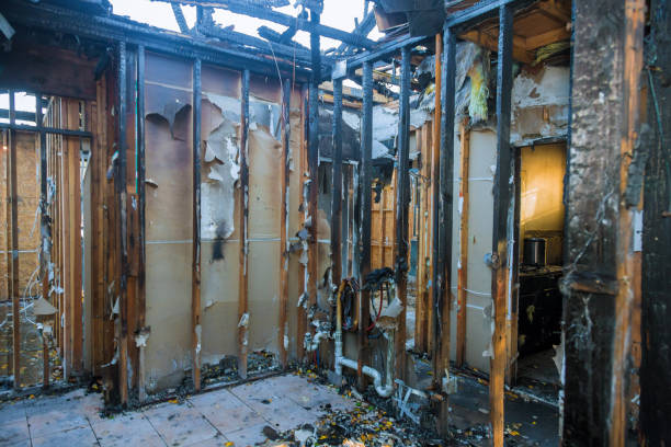 Professional Fire Damage Repair technician working in Ocean Park, WA